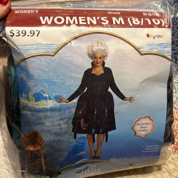 New Disney Little Mermaid Ursula Costume - Picture 1 of 2